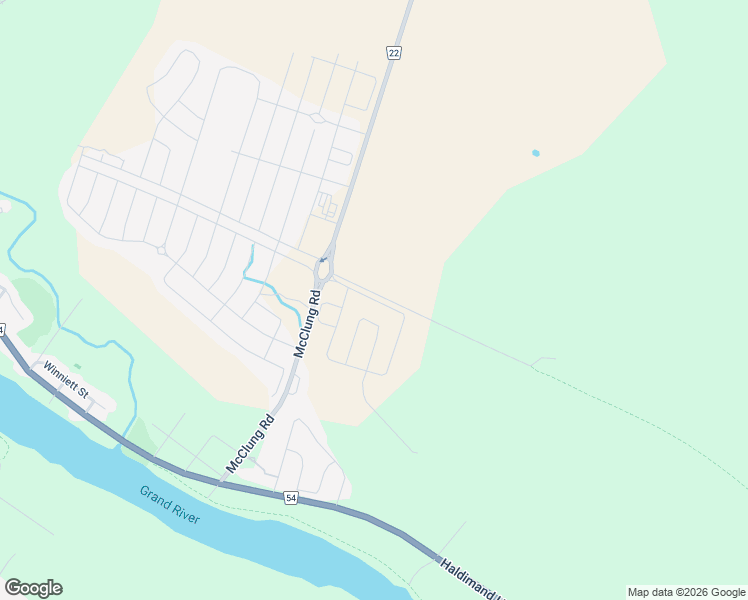 map of restaurants, bars, coffee shops, grocery stores, and more near Lilac Circle in Haldimand County