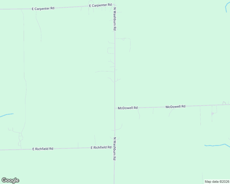 map of restaurants, bars, coffee shops, grocery stores, and more near 4268 N Washburn Rd in Davison