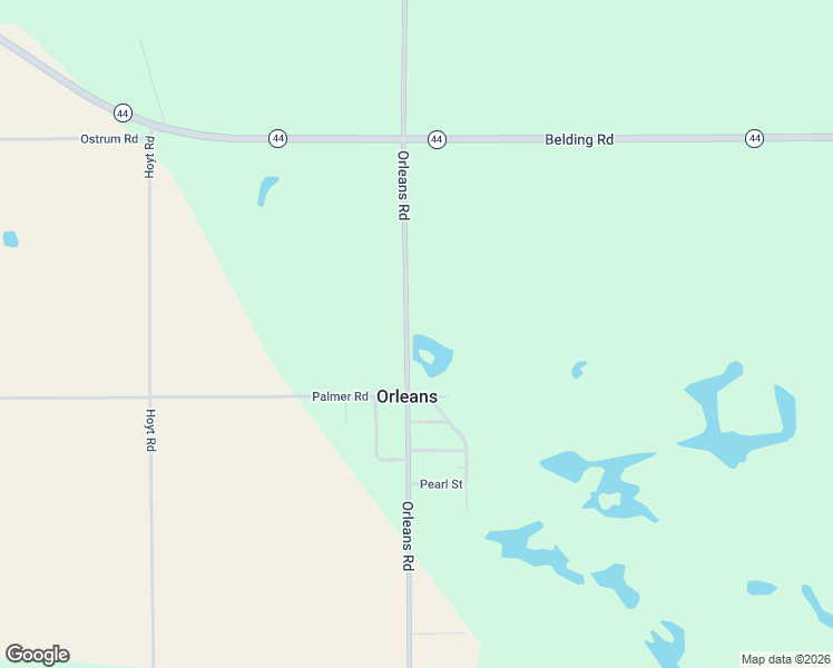 map of restaurants, bars, coffee shops, grocery stores, and more near 5537 Orleans Road in Orleans