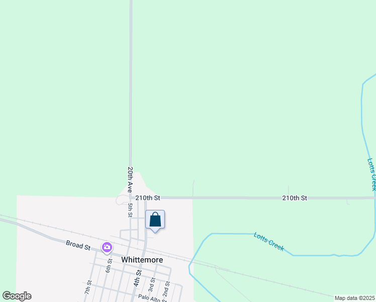 map of restaurants, bars, coffee shops, grocery stores, and more near in Whittemore