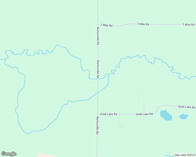 map of restaurants, bars, coffee shops, grocery stores, and more near 5800 Bartonville Road in Belding
