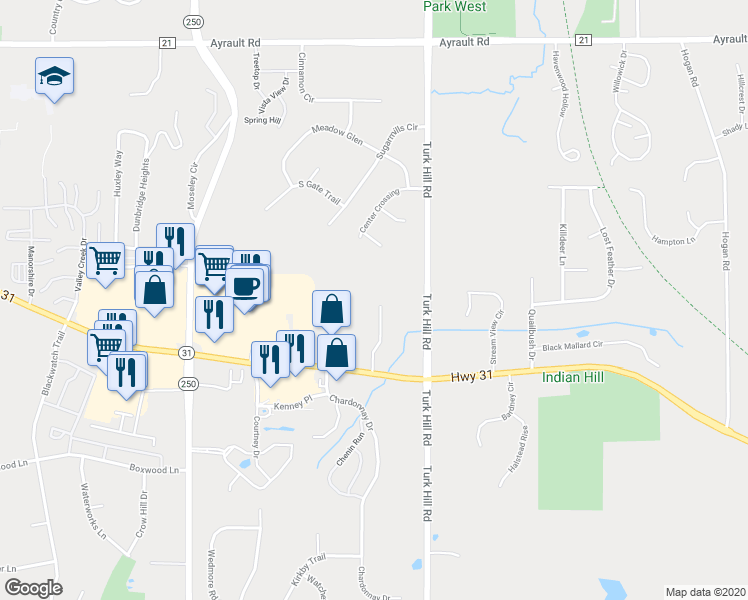 map of restaurants, bars, coffee shops, grocery stores, and more near 800 Cross Keys Office Park in Fairport