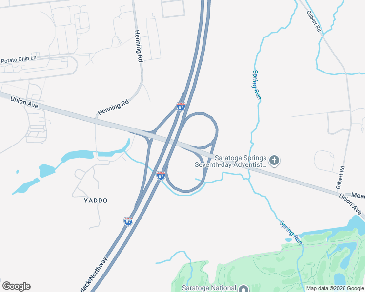 map of restaurants, bars, coffee shops, grocery stores, and more near 418 Union Avenue in Saratoga Springs