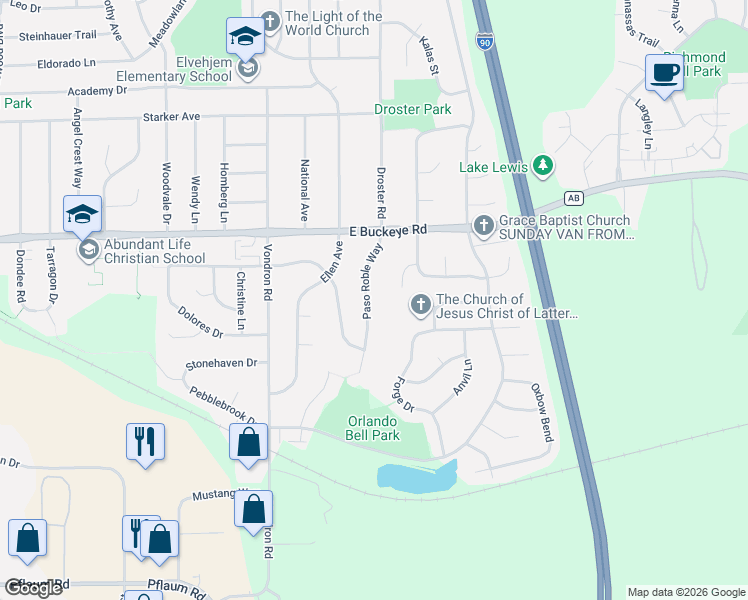 map of restaurants, bars, coffee shops, grocery stores, and more near 1922 Paso Roble Way in Madison
