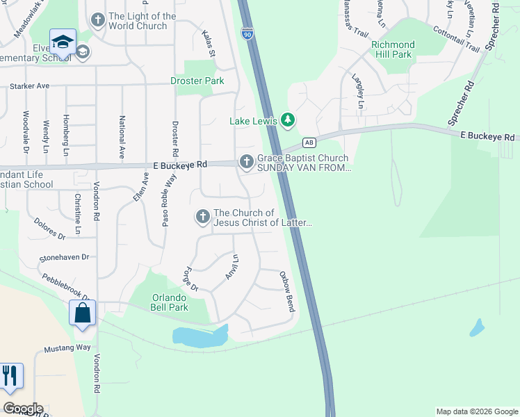 map of restaurants, bars, coffee shops, grocery stores, and more near 6 Forge Court in Madison