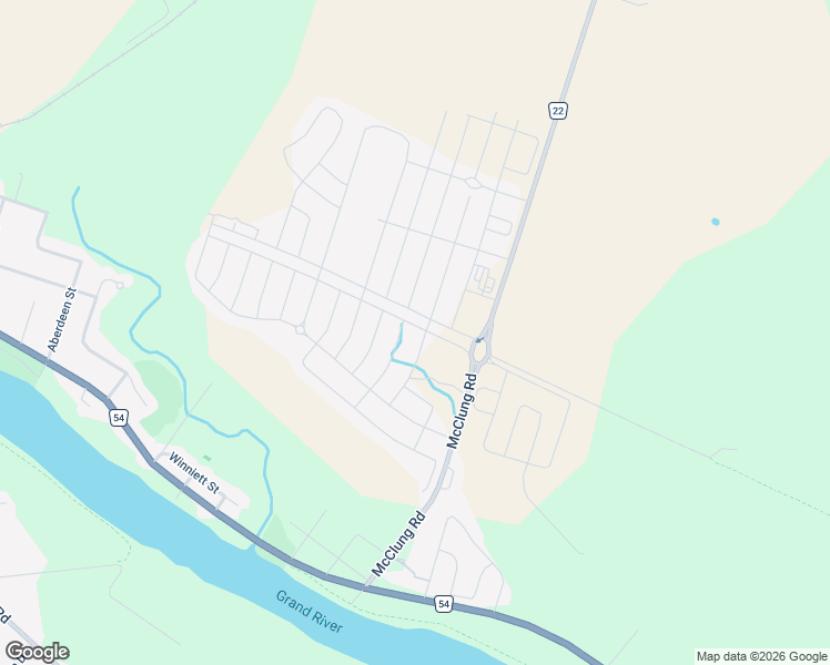 map of restaurants, bars, coffee shops, grocery stores, and more near 40 Kelso Drive in Caledonia