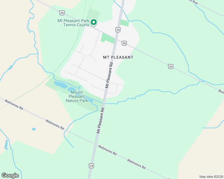 map of restaurants, bars, coffee shops, grocery stores, and more near 740 Brant County Road 24 in Brant