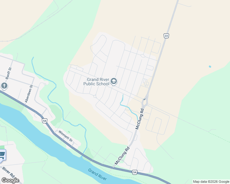 map of restaurants, bars, coffee shops, grocery stores, and more near 85 Thompson Road in Caledonia