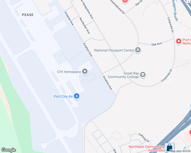 map of restaurants, bars, coffee shops, grocery stores, and more near 53 Durham Street in Portsmouth