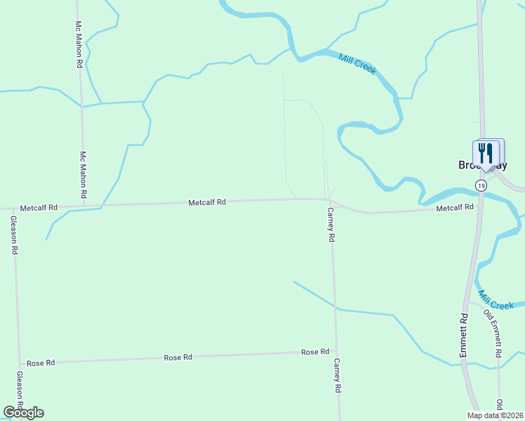 map of restaurants, bars, coffee shops, grocery stores, and more near 11087 Metcalf Road in Yale