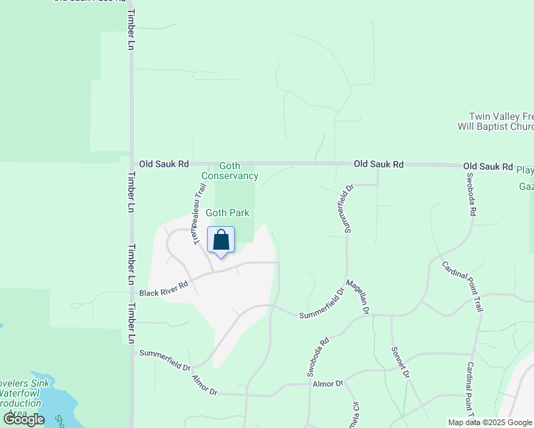 map of restaurants, bars, coffee shops, grocery stores, and more near 3969 Caribou Road in Verona