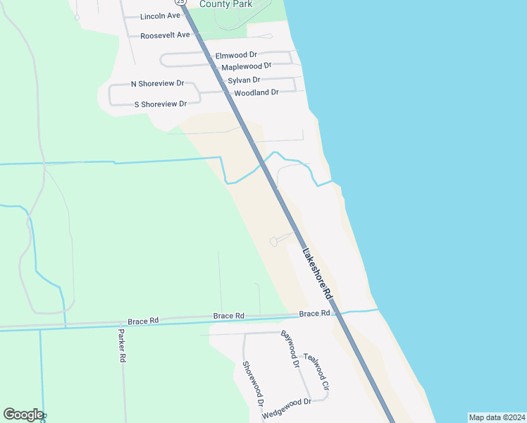 map of restaurants, bars, coffee shops, grocery stores, and more near 5669 Lakeshore Road in Fort Gratiot Township