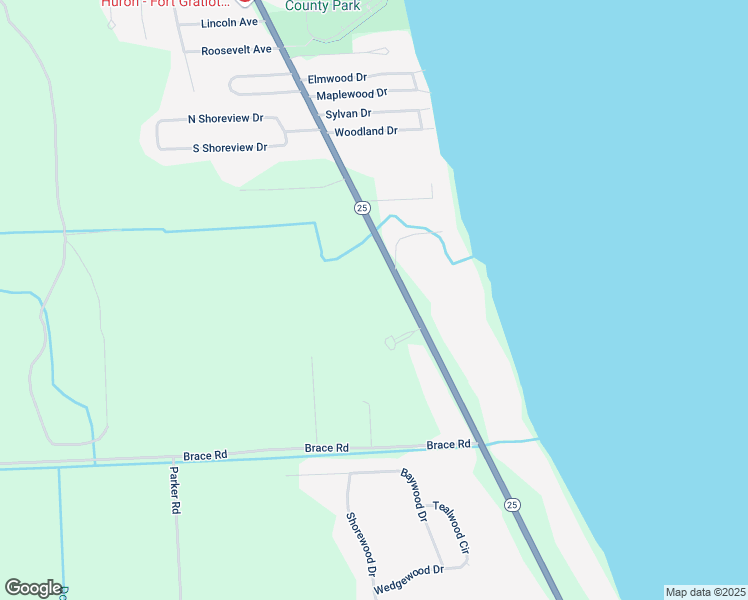 map of restaurants, bars, coffee shops, grocery stores, and more near 5669 Lakeshore Road in Fort Gratiot Township