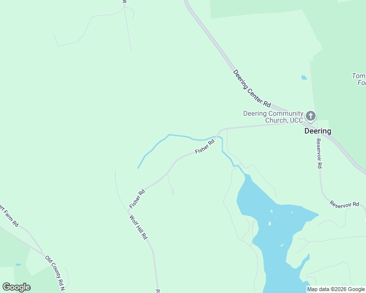 map of restaurants, bars, coffee shops, grocery stores, and more near Fisher Road in Deering