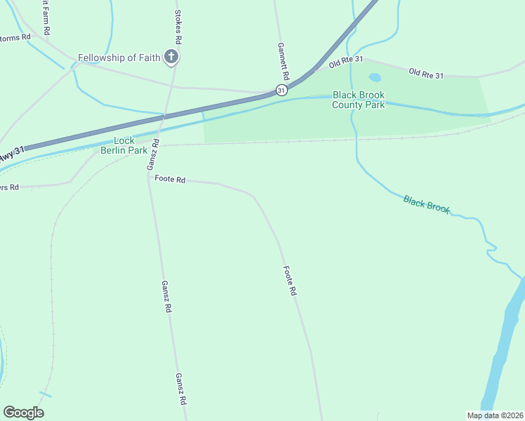 map of restaurants, bars, coffee shops, grocery stores, and more near 1754 Foote Road in Lyons