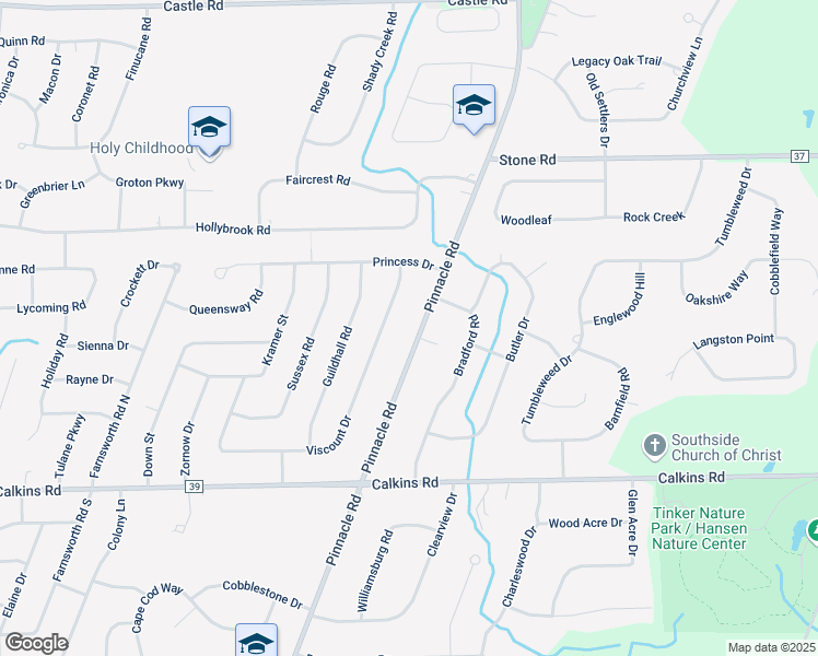 map of restaurants, bars, coffee shops, grocery stores, and more near 480 Pinnacle Road in Rochester