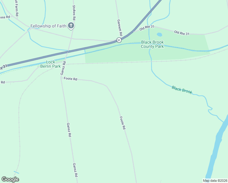 map of restaurants, bars, coffee shops, grocery stores, and more near 1754 Foote Road in Lyons