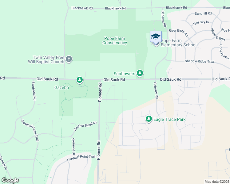 map of restaurants, bars, coffee shops, grocery stores, and more near 7492 Old Sauk Road in Middleton