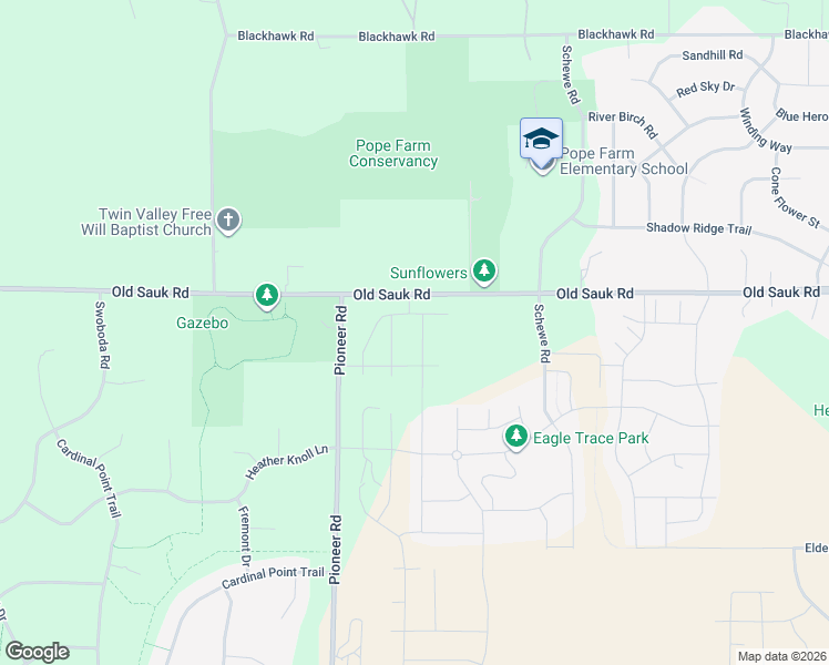 map of restaurants, bars, coffee shops, grocery stores, and more near 7492 Old Sauk Road in Middleton