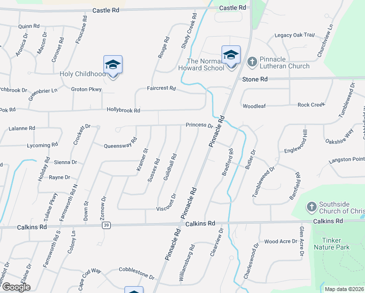map of restaurants, bars, coffee shops, grocery stores, and more near 31 Viscount Drive in Rochester