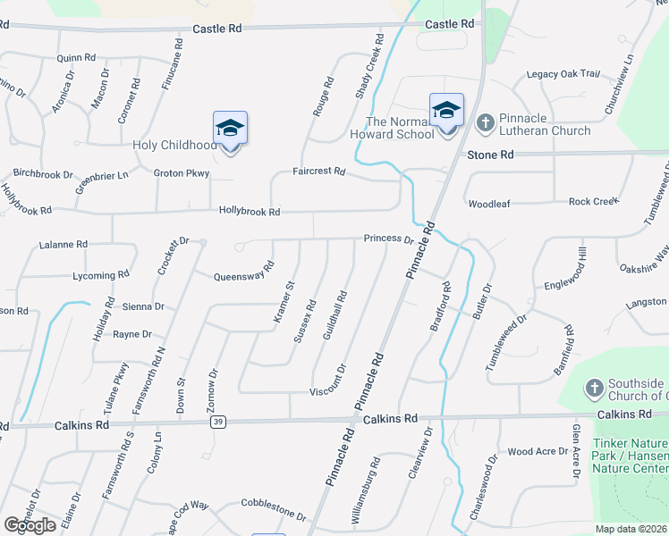 map of restaurants, bars, coffee shops, grocery stores, and more near 32 Sussex Road in Rochester