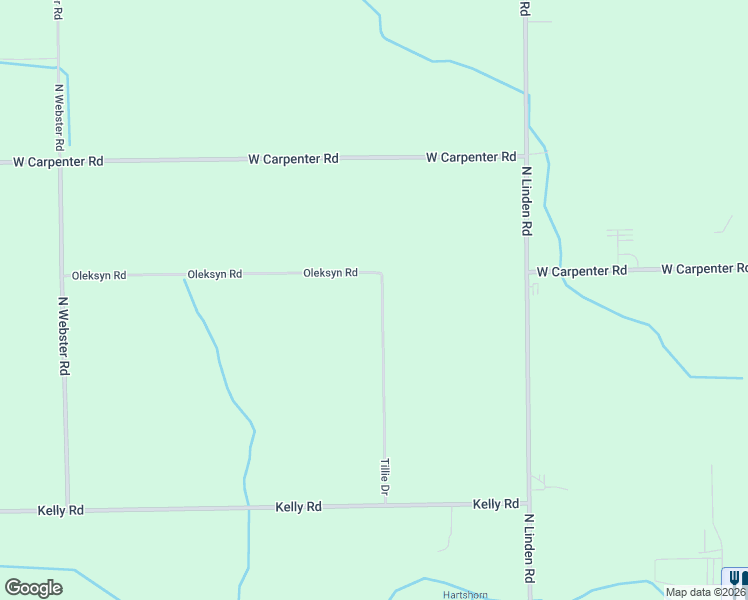 map of restaurants, bars, coffee shops, grocery stores, and more near 4499 Tillie Drive in Flint