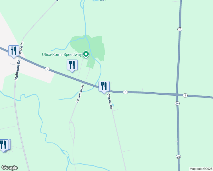 map of restaurants, bars, coffee shops, grocery stores, and more near 5653 Highway 5 in Vernon