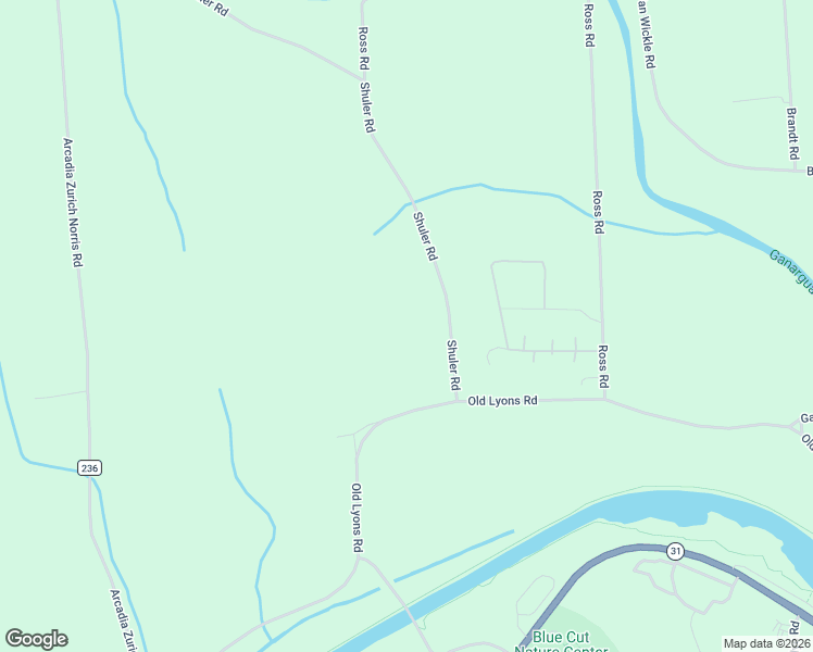 map of restaurants, bars, coffee shops, grocery stores, and more near 1889 Shuler Road in Lyons