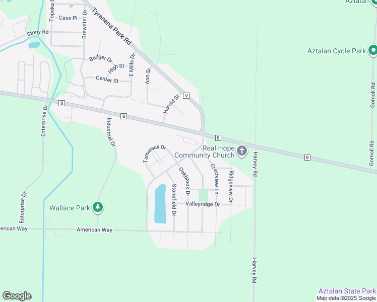 map of restaurants, bars, coffee shops, grocery stores, and more near 202 Wildflower Way in Lake Mills