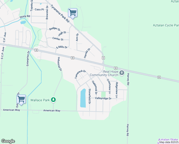 map of restaurants, bars, coffee shops, grocery stores, and more near 215 Tamarack Drive in Lake Mills