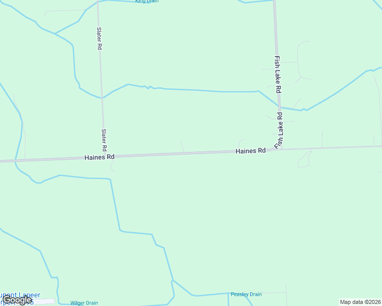 map of restaurants, bars, coffee shops, grocery stores, and more near 2214 Haines Road in Lapeer