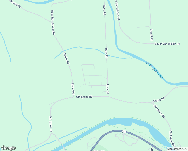 map of restaurants, bars, coffee shops, grocery stores, and more near Ross Road Exn in Wayne County
