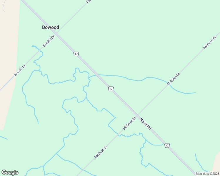 map of restaurants, bars, coffee shops, grocery stores, and more near Nairn Road in Middlesex County