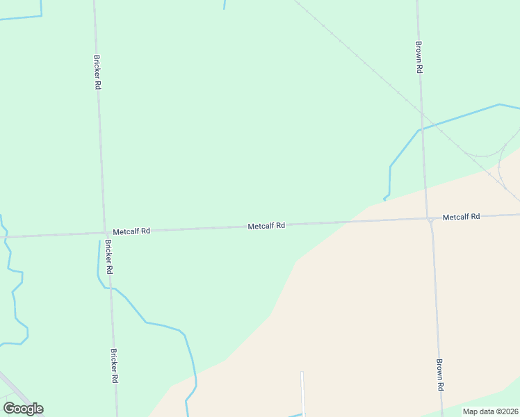 map of restaurants, bars, coffee shops, grocery stores, and more near 9750 Metcalf Road in Avoca