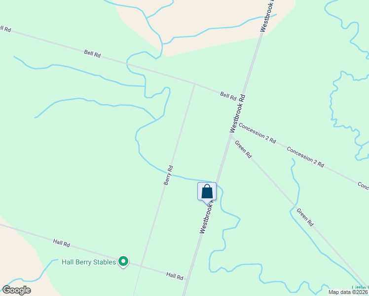 map of restaurants, bars, coffee shops, grocery stores, and more near Berry Road in Hamilton