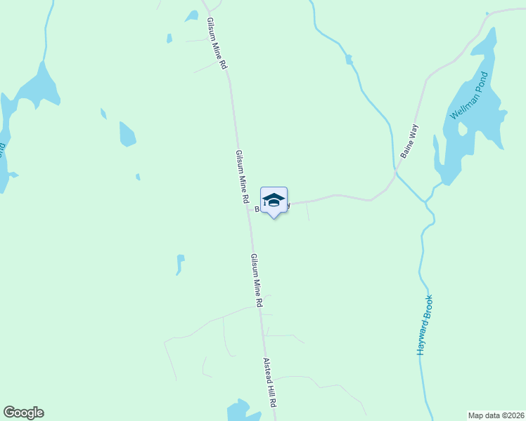 map of restaurants, bars, coffee shops, grocery stores, and more near 8 Baine Way in Alstead