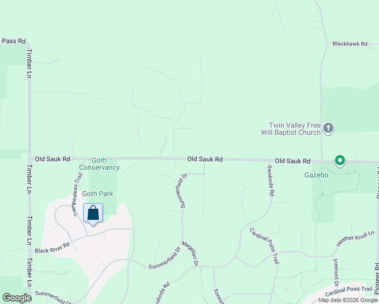 map of restaurants, bars, coffee shops, grocery stores, and more near 7734 Old Sauk Road in Madison