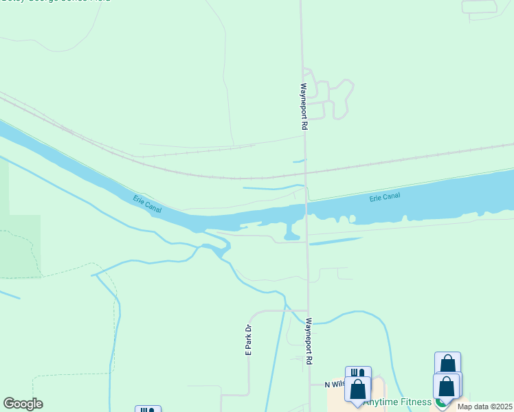 map of restaurants, bars, coffee shops, grocery stores, and more near 270 Canal Drive West in Macedon