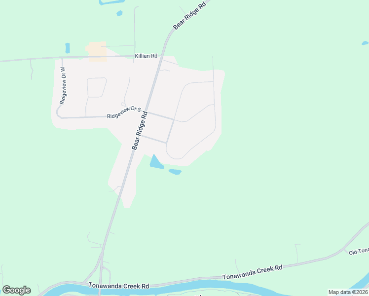 map of restaurants, bars, coffee shops, grocery stores, and more near 7189 Creekbend Drive in North Tonawanda