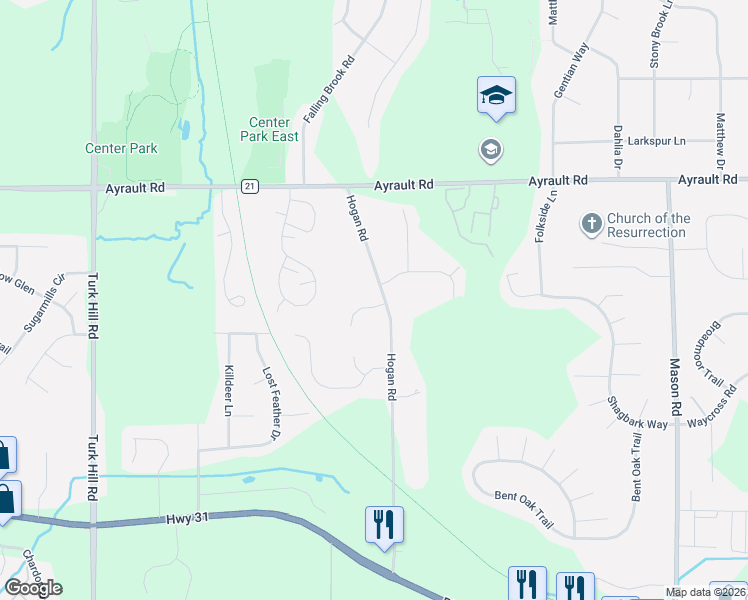 map of restaurants, bars, coffee shops, grocery stores, and more near 112 Hogan Road in Fairport