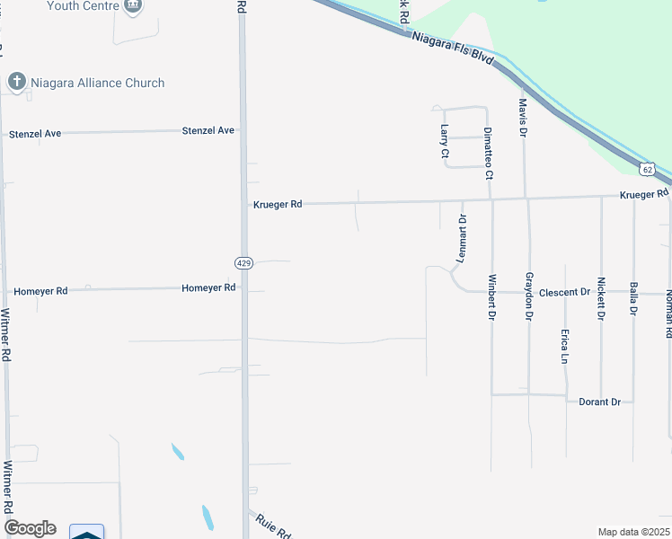 map of restaurants, bars, coffee shops, grocery stores, and more near 7189 Ward Road in North Tonawanda