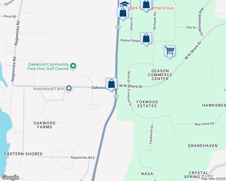 map of restaurants, bars, coffee shops, grocery stores, and more near 1310 Wisconsin 83 in Pewaukee