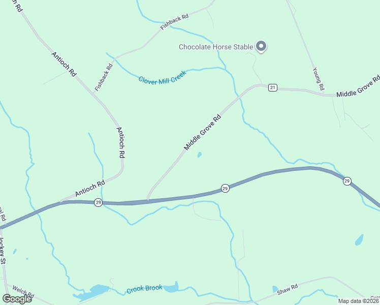 map of restaurants, bars, coffee shops, grocery stores, and more near 6447 Middle Grove Road in Middle Grove