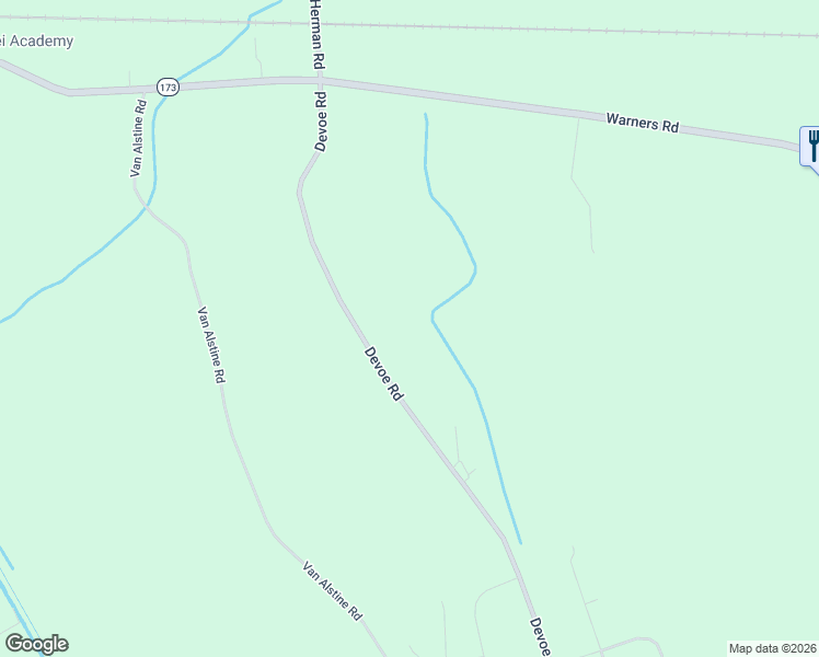 map of restaurants, bars, coffee shops, grocery stores, and more near 6284 Devoe Road in Camillus