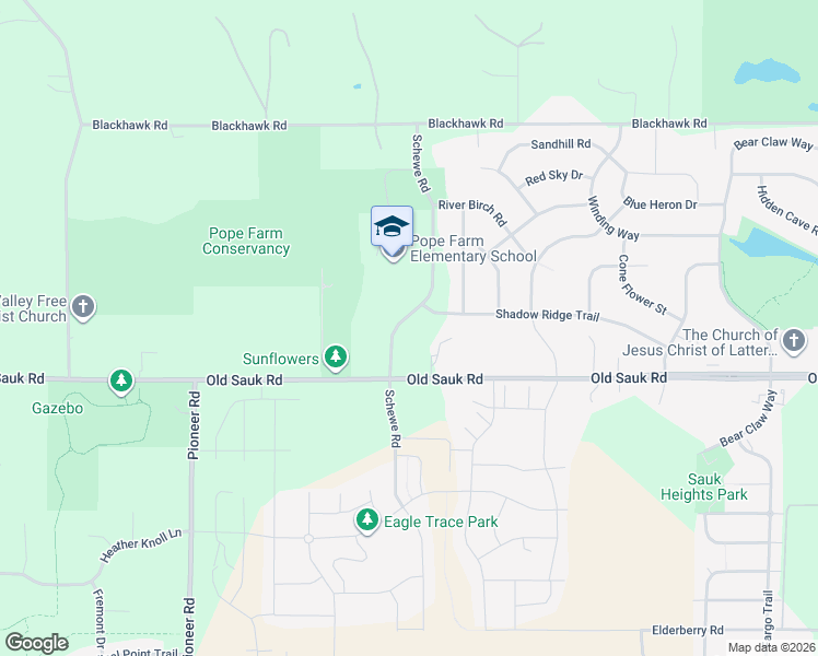 map of restaurants, bars, coffee shops, grocery stores, and more near 7414 Old Sauk Road in Middleton