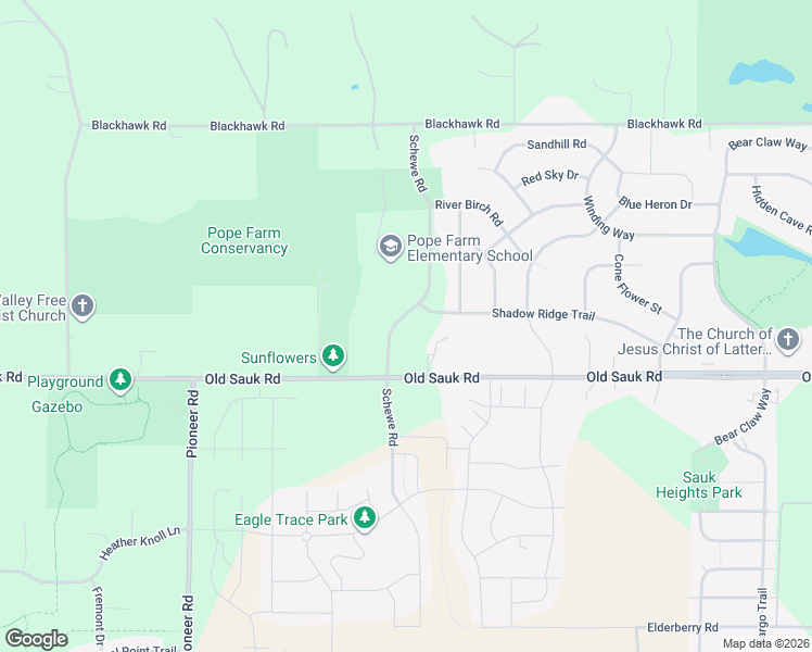 map of restaurants, bars, coffee shops, grocery stores, and more near 7414 Old Sauk Road in Middleton