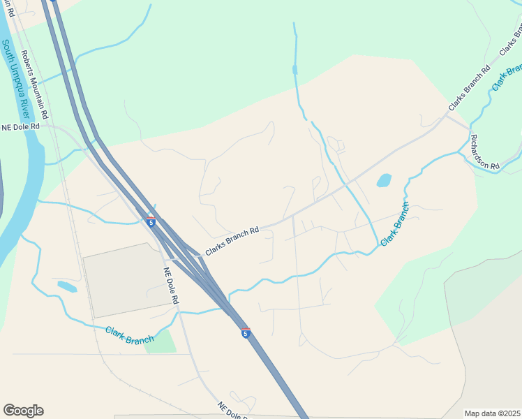 map of restaurants, bars, coffee shops, grocery stores, and more near 364 Horizon Lane in Myrtle Creek