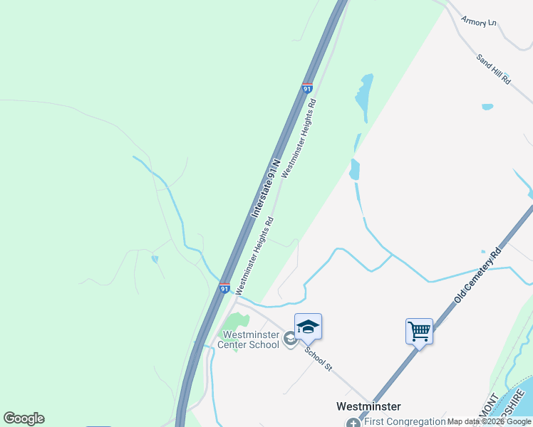 map of restaurants, bars, coffee shops, grocery stores, and more near 293 Westminster Heights Road in Putney