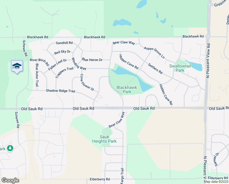 map of restaurants, bars, coffee shops, grocery stores, and more near 732-742 Bear Claw Way in Madison