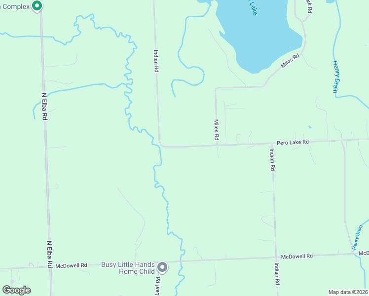 map of restaurants, bars, coffee shops, grocery stores, and more near 1730-2036 Indian Road in Lapeer